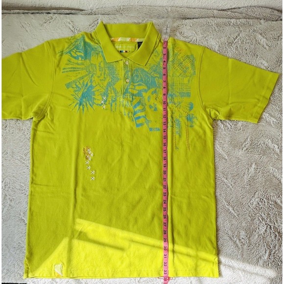 Enyce Clothing Co.-Green/Blue-Pullover Polo Shirt-Men’s 3XL-Embroidered-Used - Picture 3 of 12